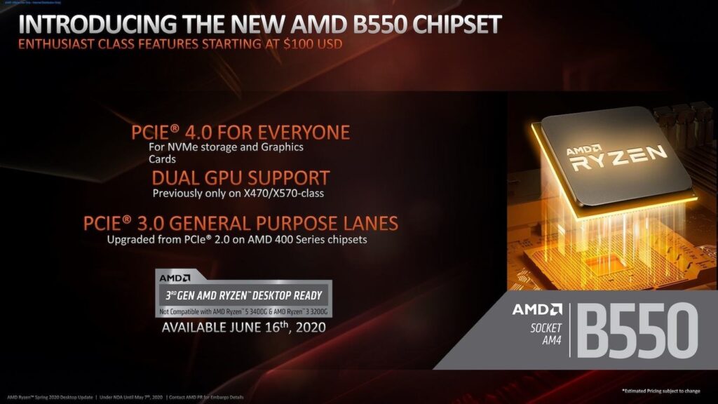 AMD B550
